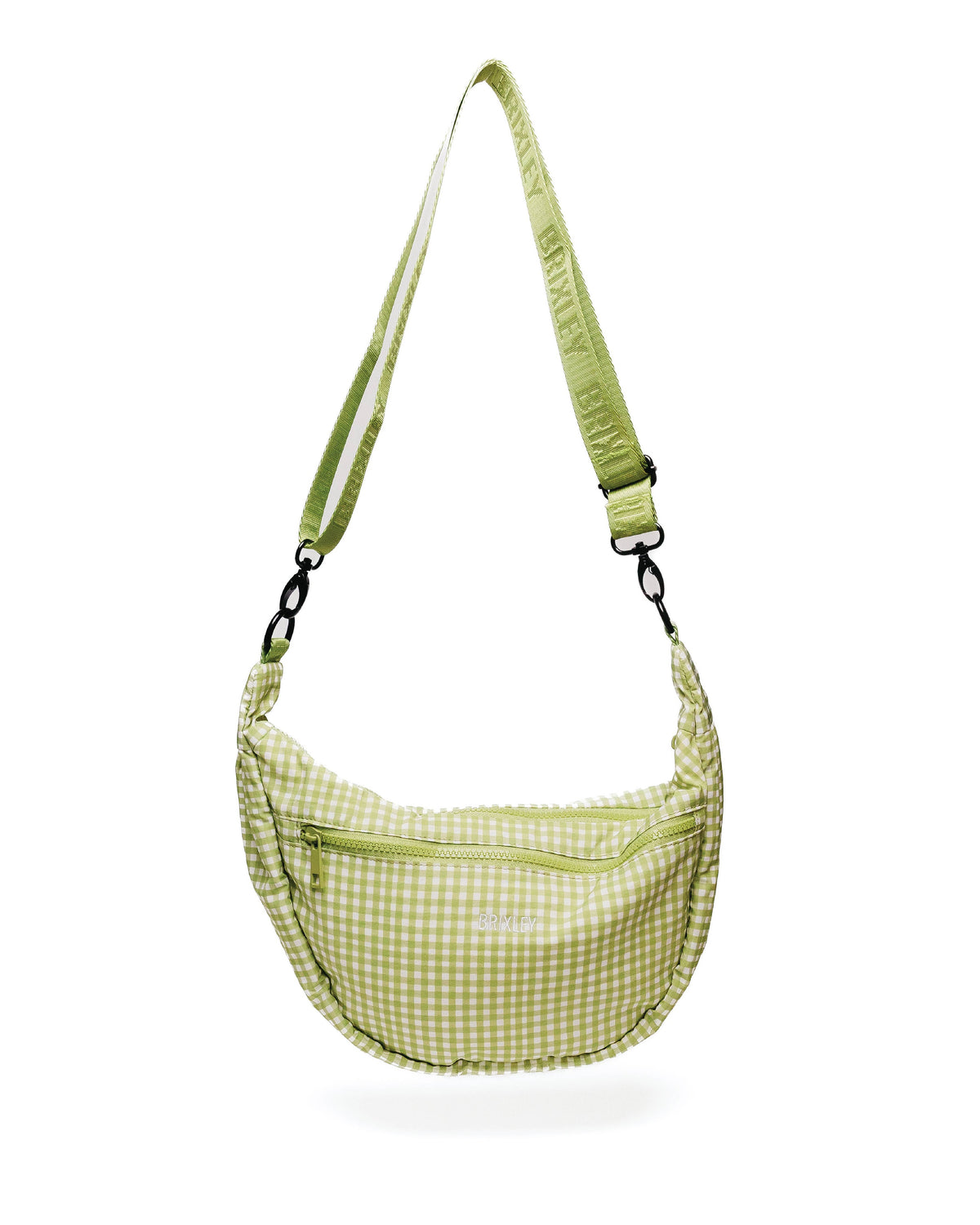 Picnic Plaid Crescent Bag