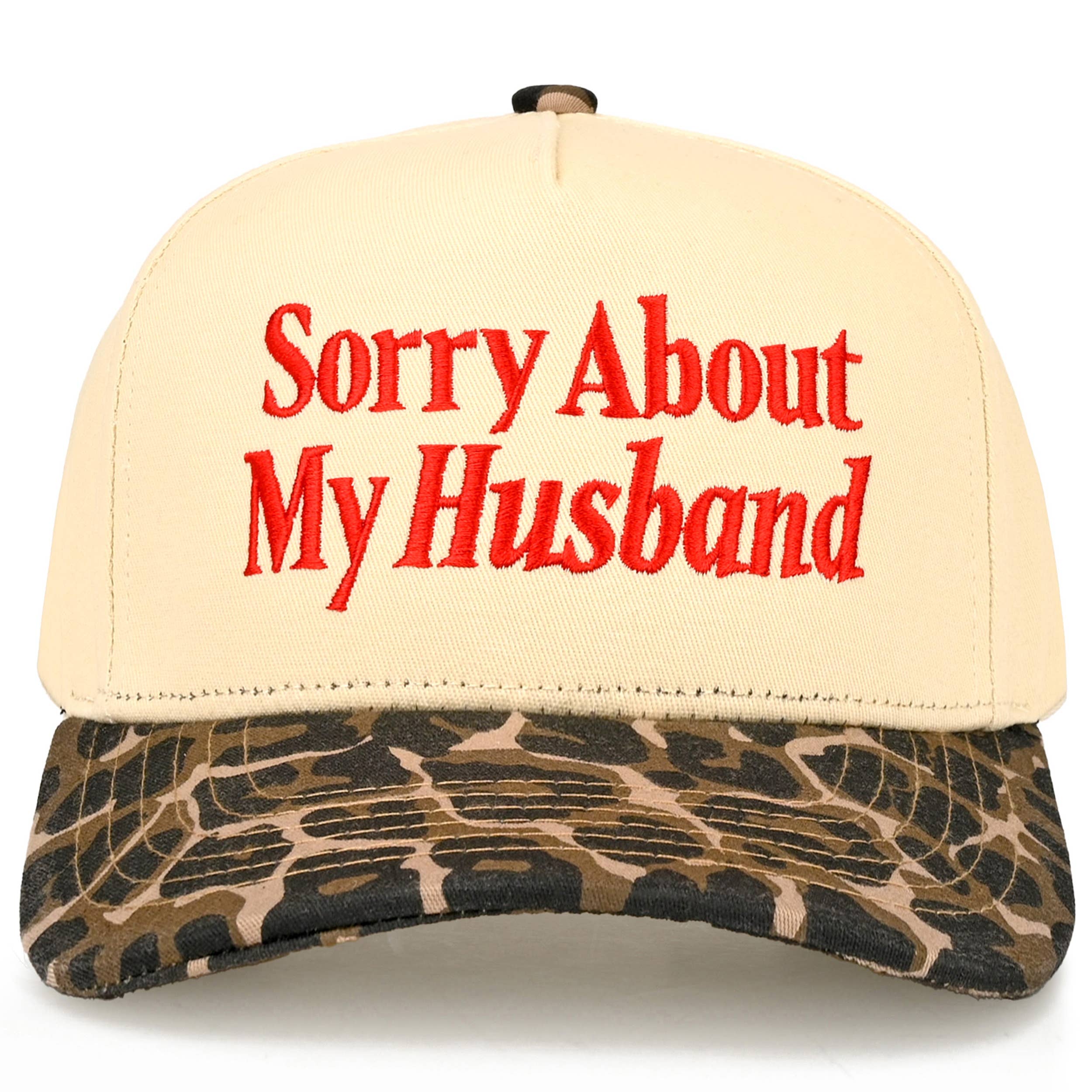 SORRY ABOUT MY HUSBAND Trucker Hat