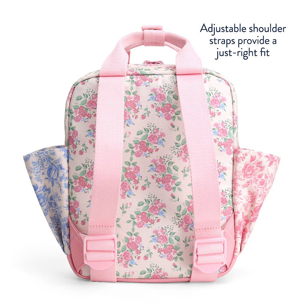Itzy Bitzy Backpack - Ribbons + Roses