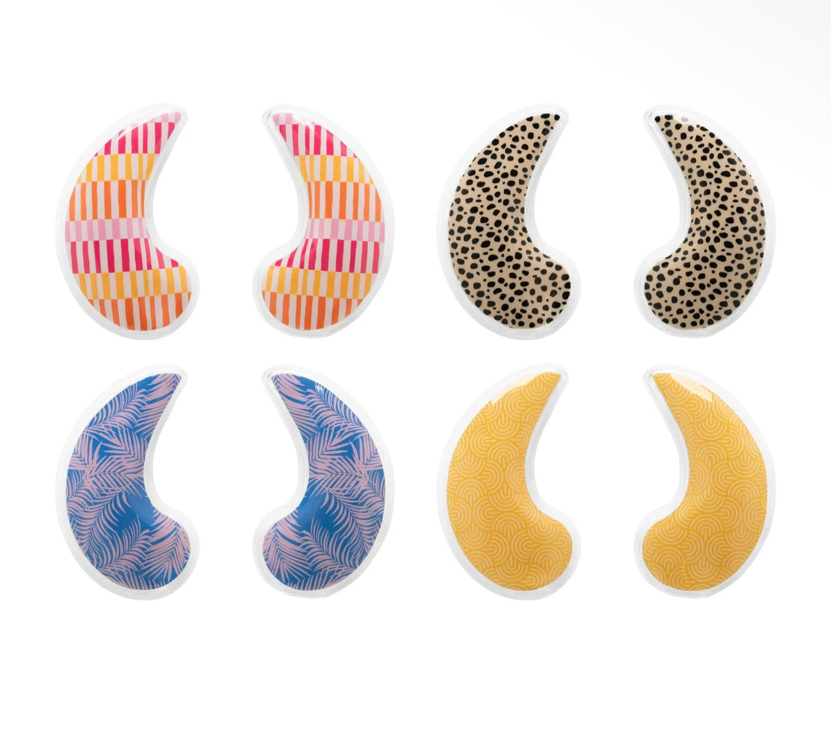 Under eye reusable gel pads