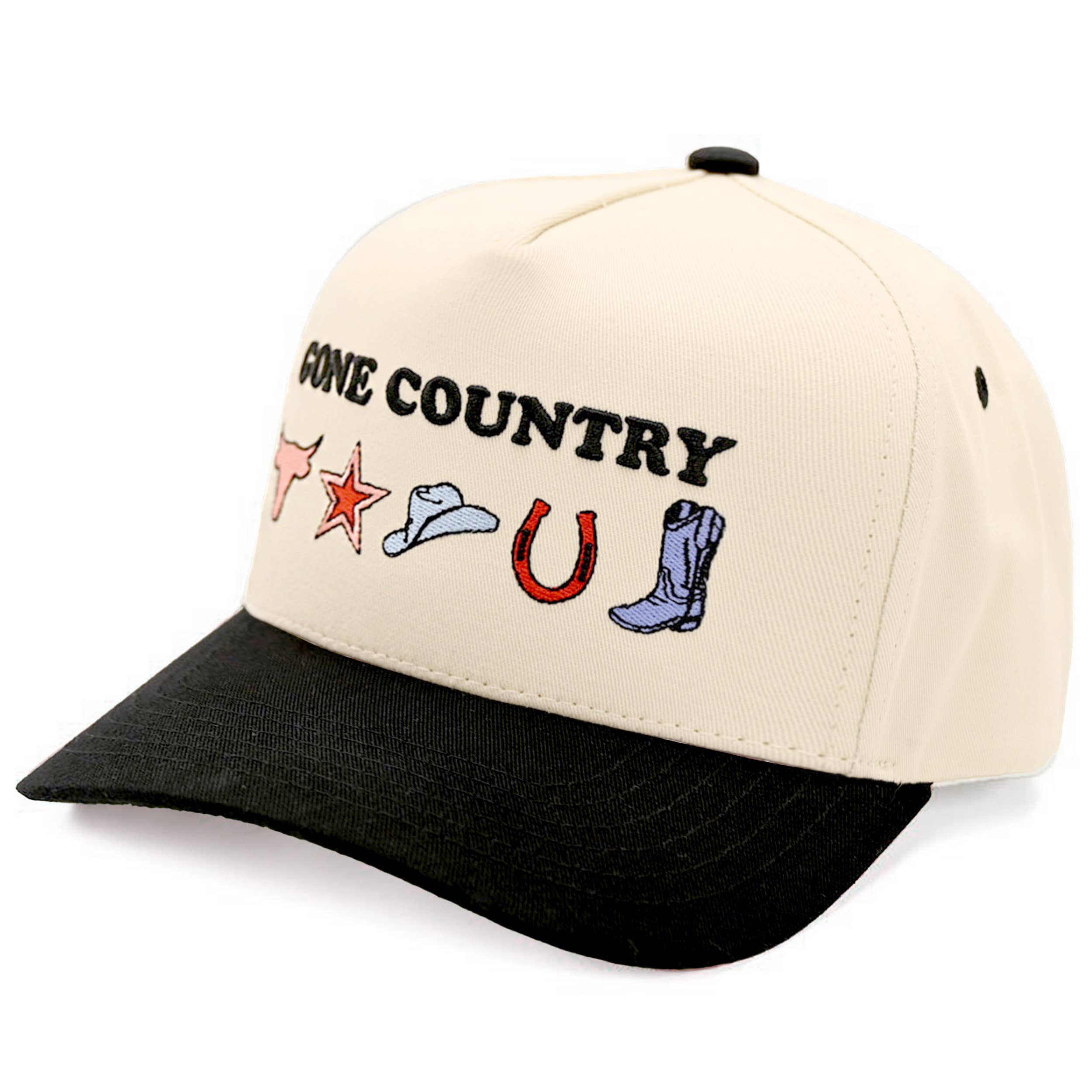 GONE COUNTRY Western Symbols Trucker Cap