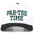 PAR-TEE TIME Letter Embroidered on Two Tone Trucker Hat