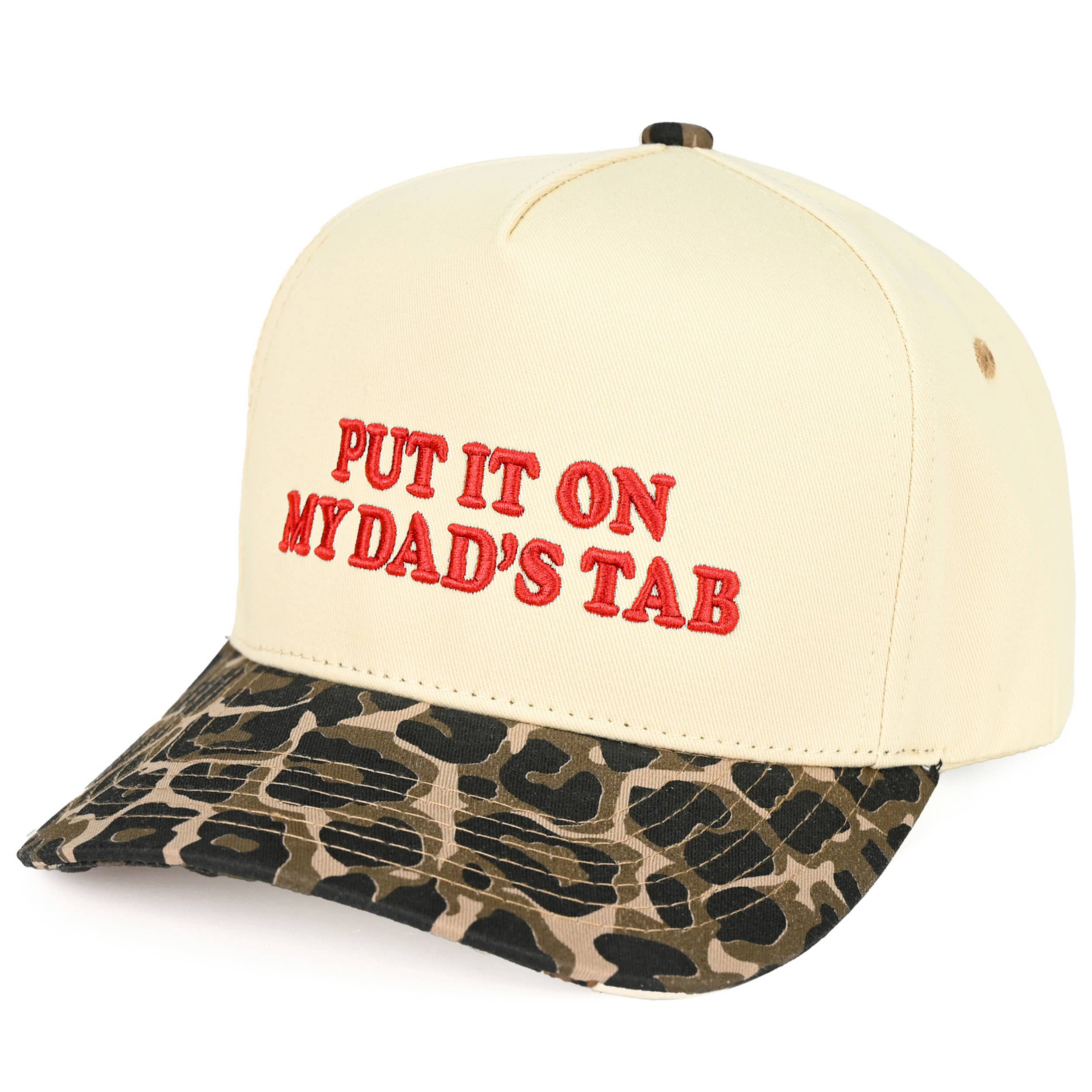 PUT IT ON MY DAD'S TAB Trucker Hat