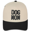 DOG MOM Embroidered Two Tone Trucker Cap