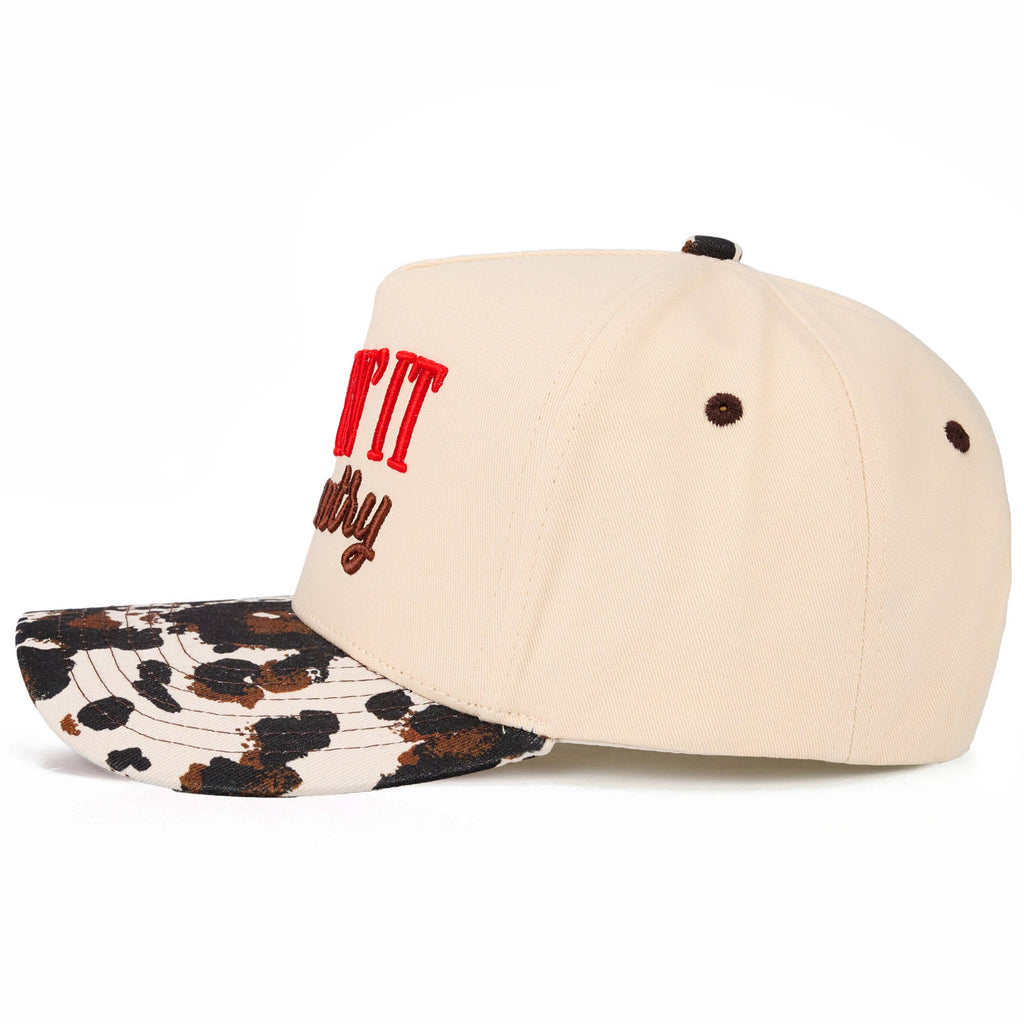 KEEPIN' IT COUNTRY Letter Two Tone Trucker Hat