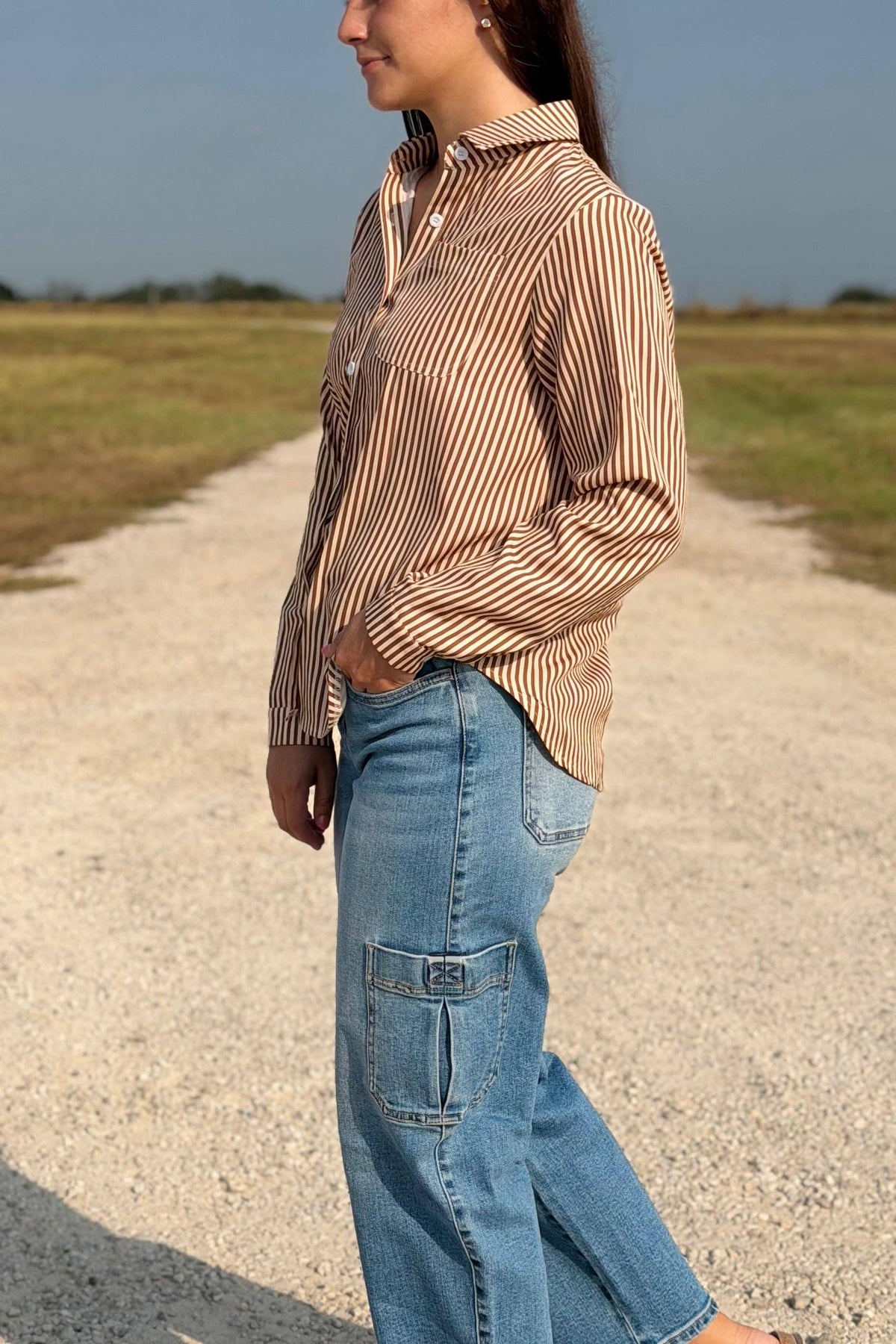 Lillie Striped Button Down
