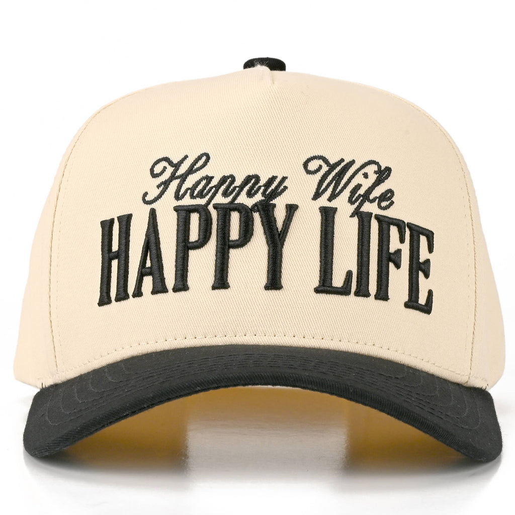 HAPPY WIFE HAPPY LIFE Trucker Hat