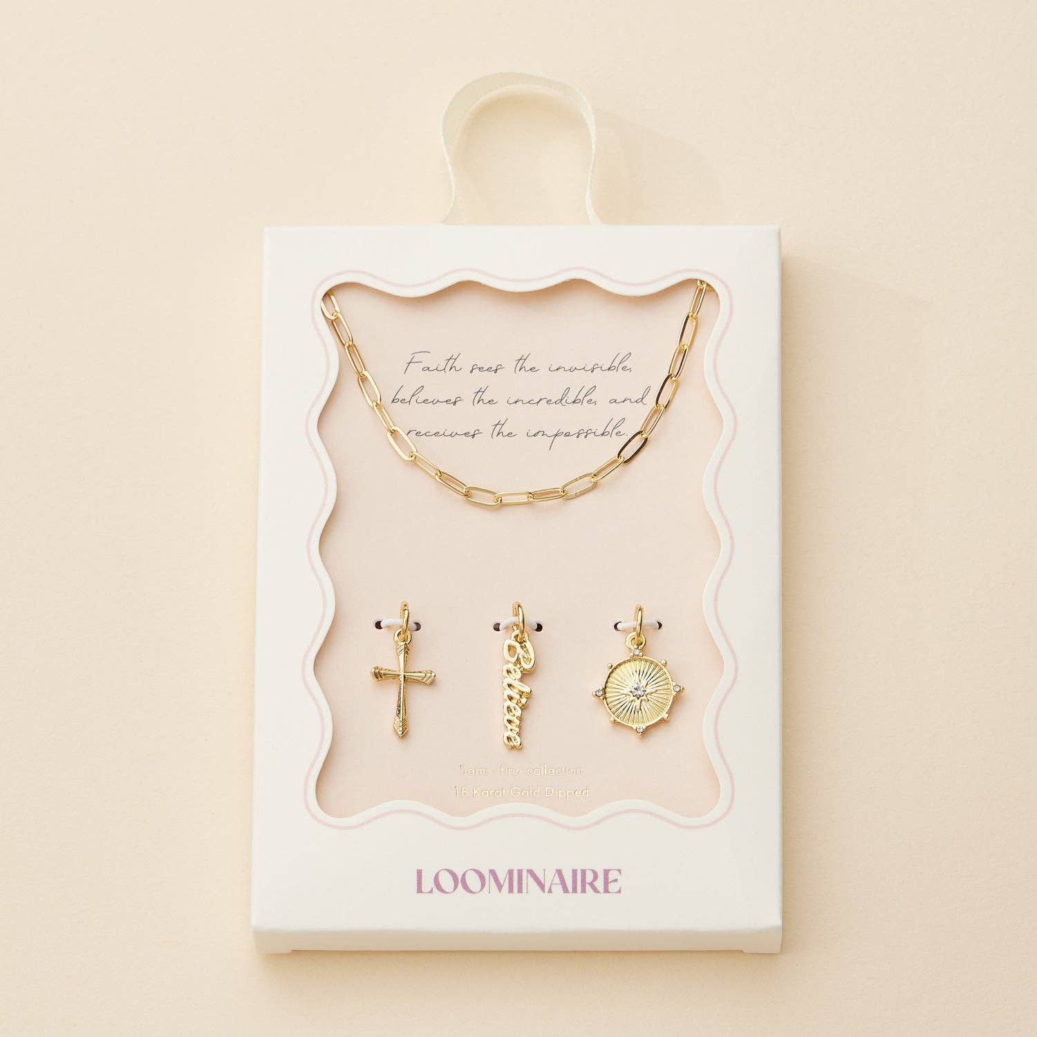 Believe Charms Necklace