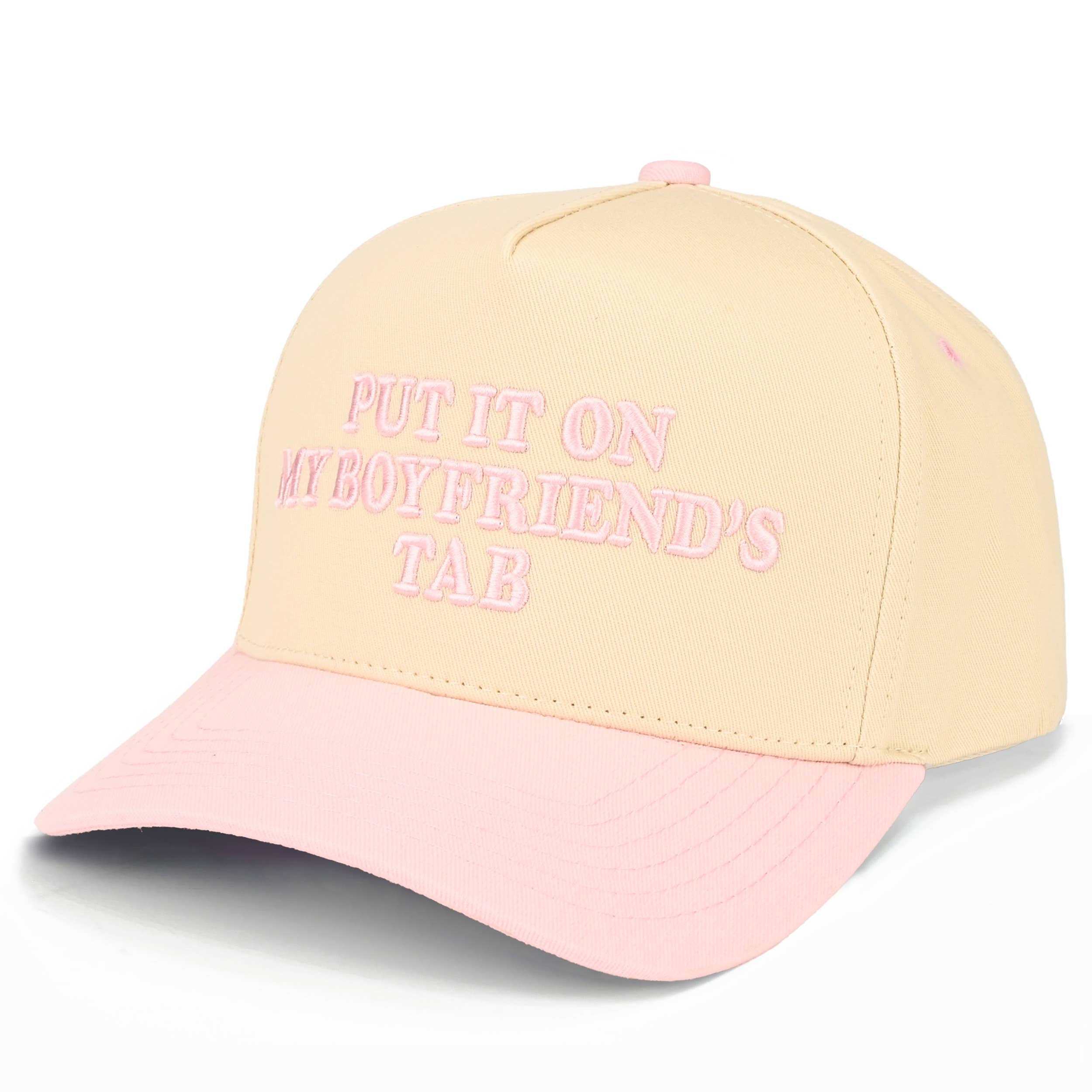 PUT IT ON MY BOYFRIEND'S TAB Trucker Hat