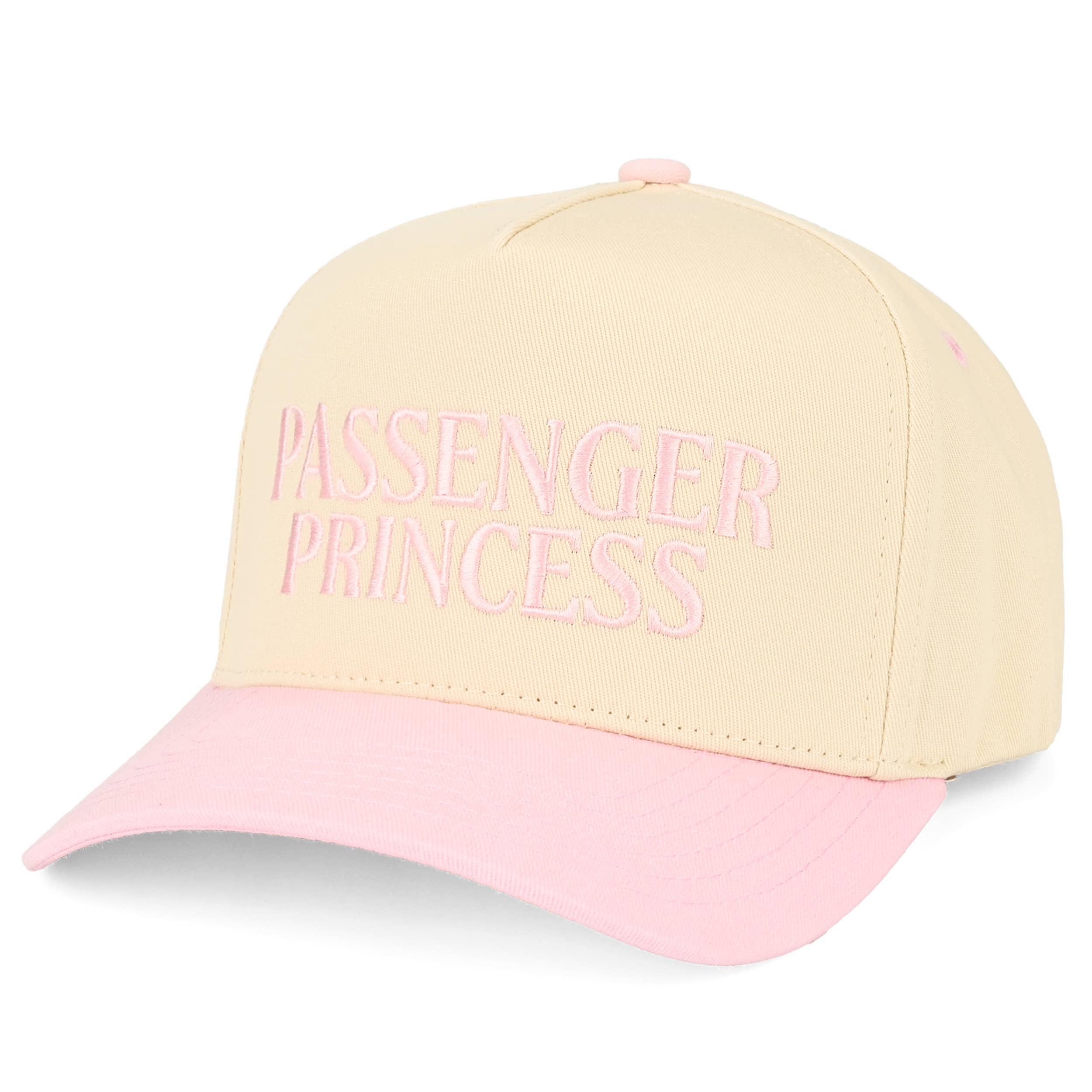PASSENGER PRINCESS Letter on Two Tone Trucker Hat