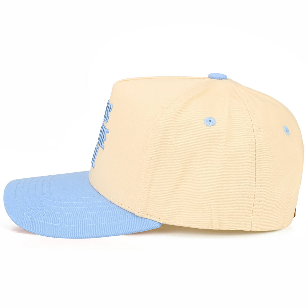 JESUS TAKE THE WHEEL Letter on Two Tone Trucker Hat