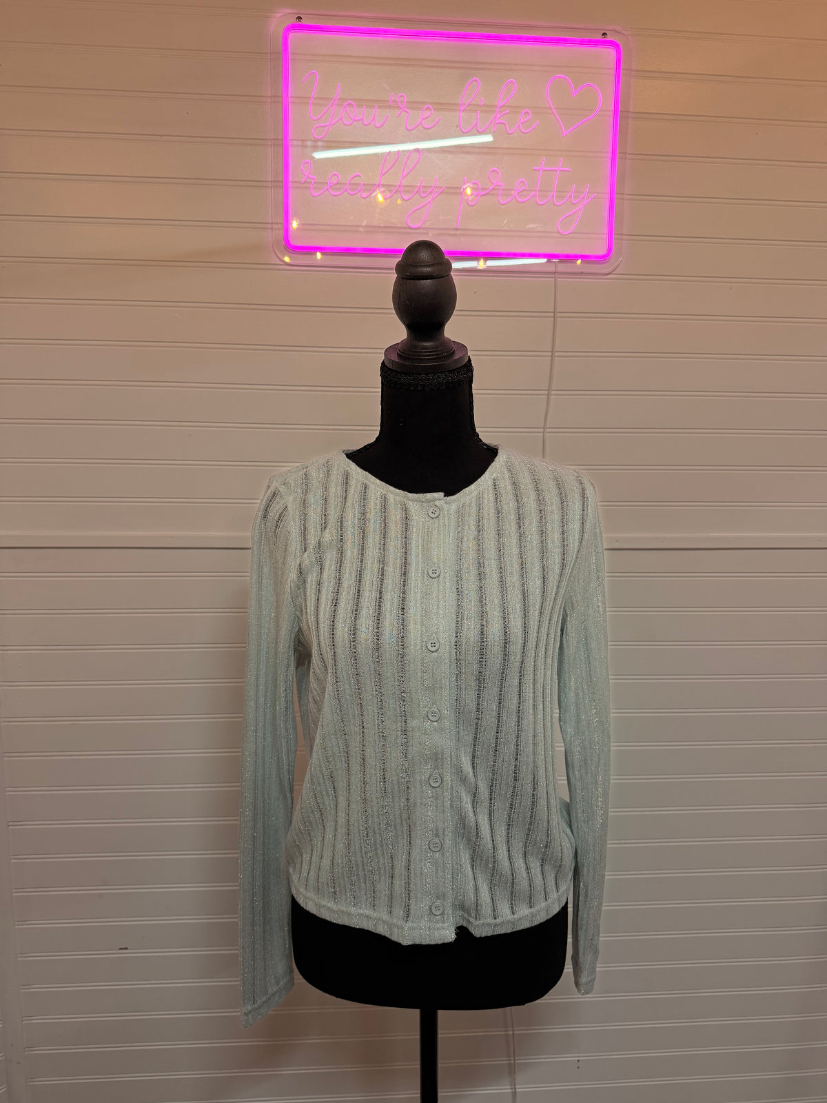 Bluebell Button Top