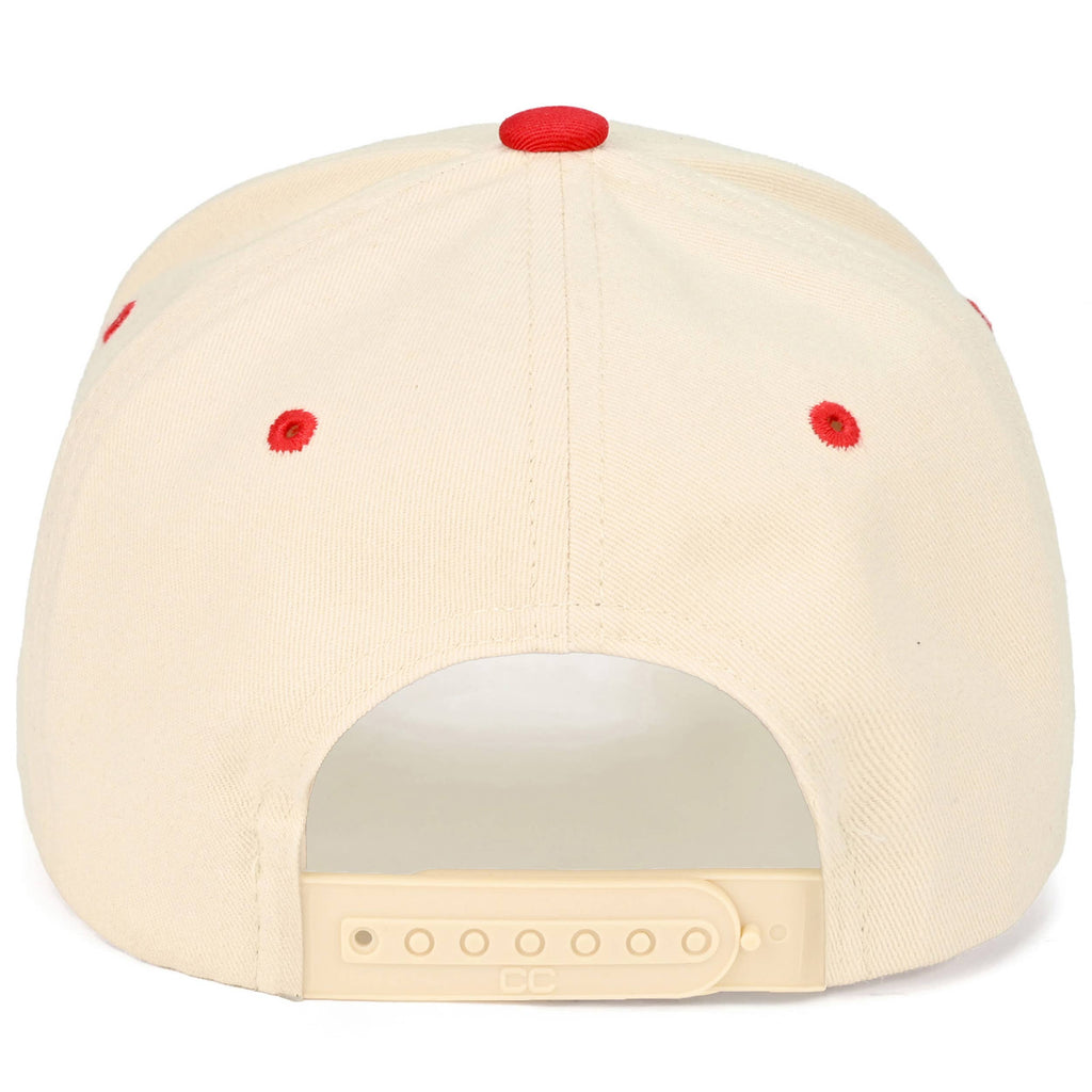 LUCKY CATCH Embroidered Letter on Two Tone Trucker Hat