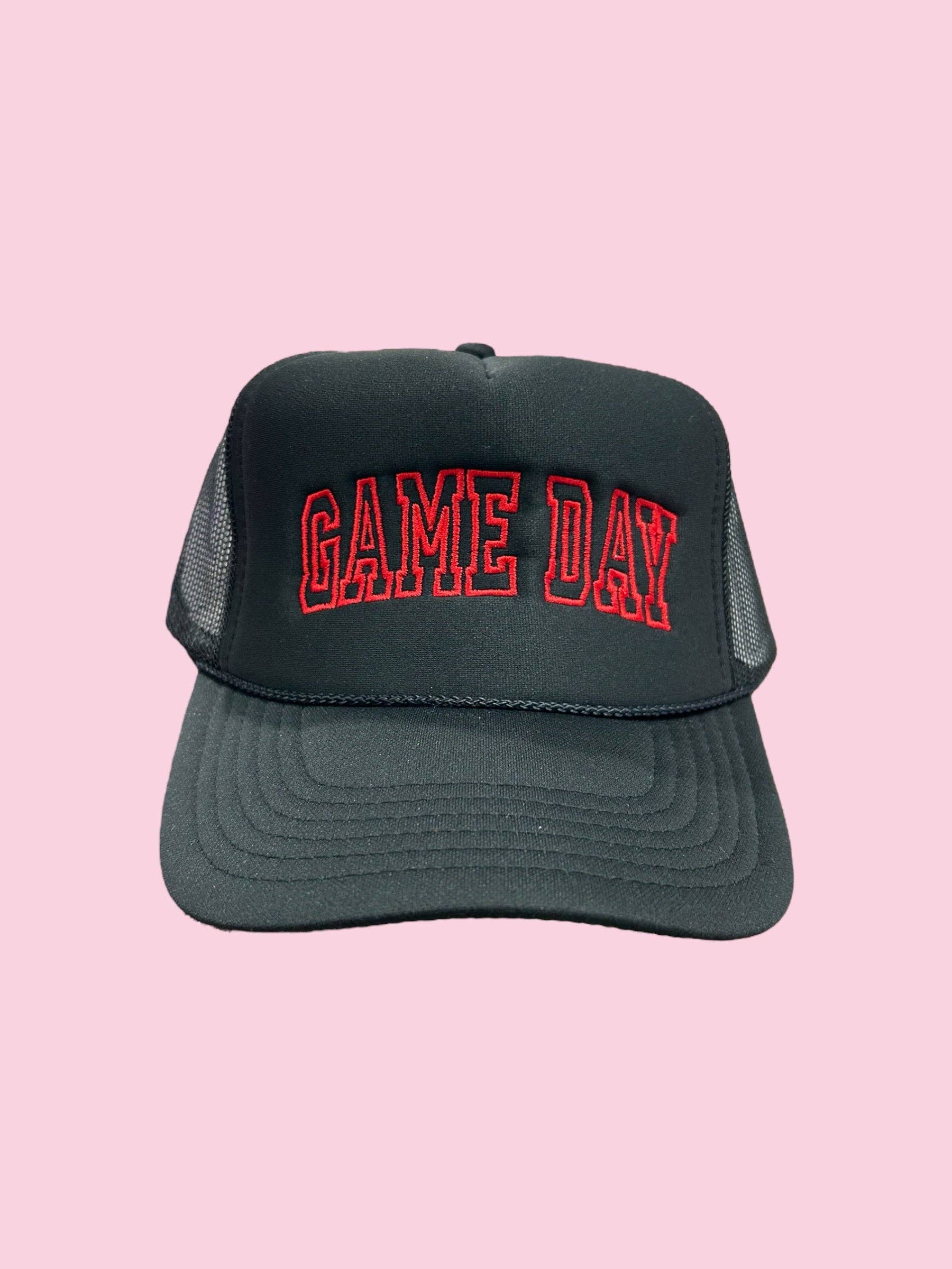 Game day Trucker Hat - Black