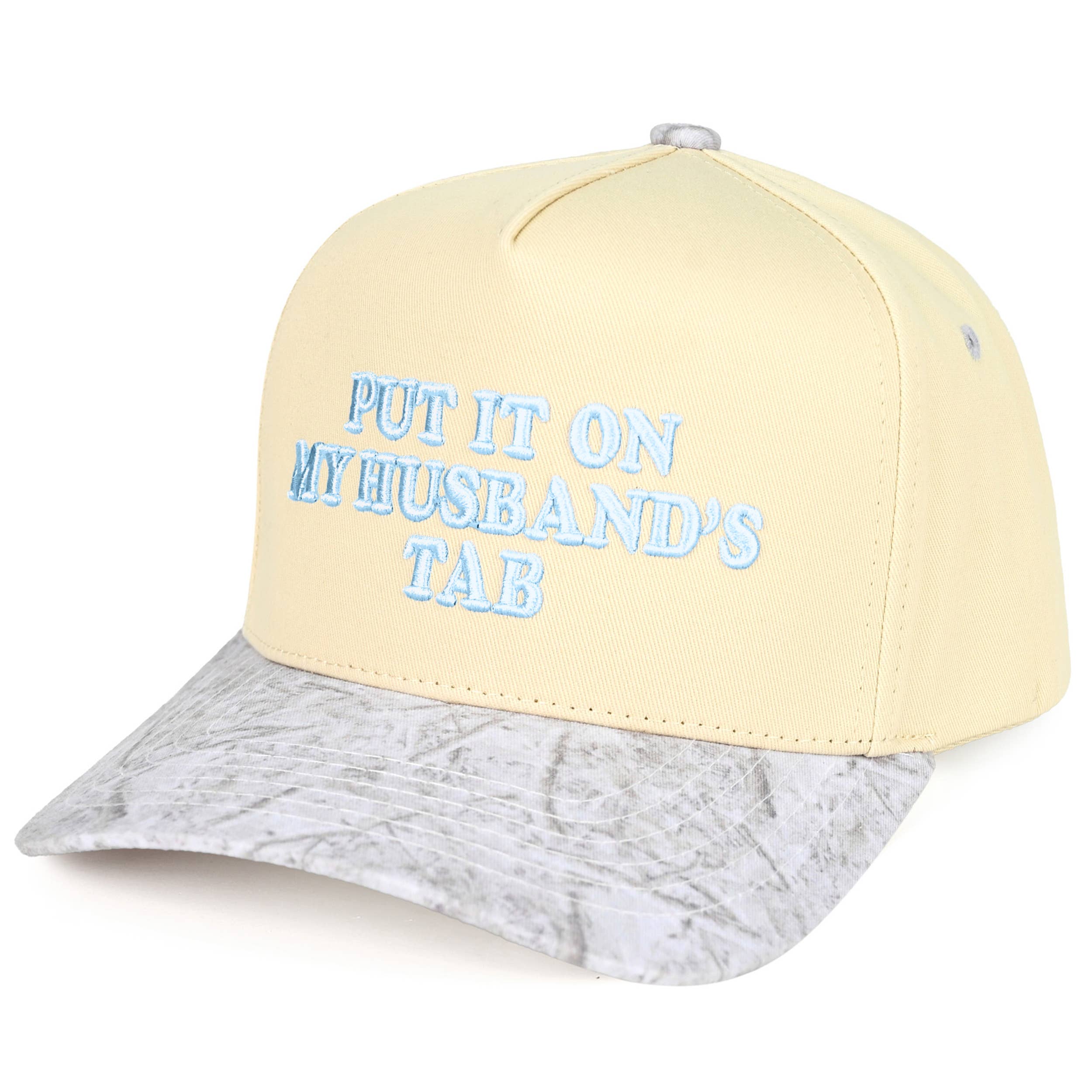 PUT IT ON MY HUSBAND'S TAB Trucker Hat
