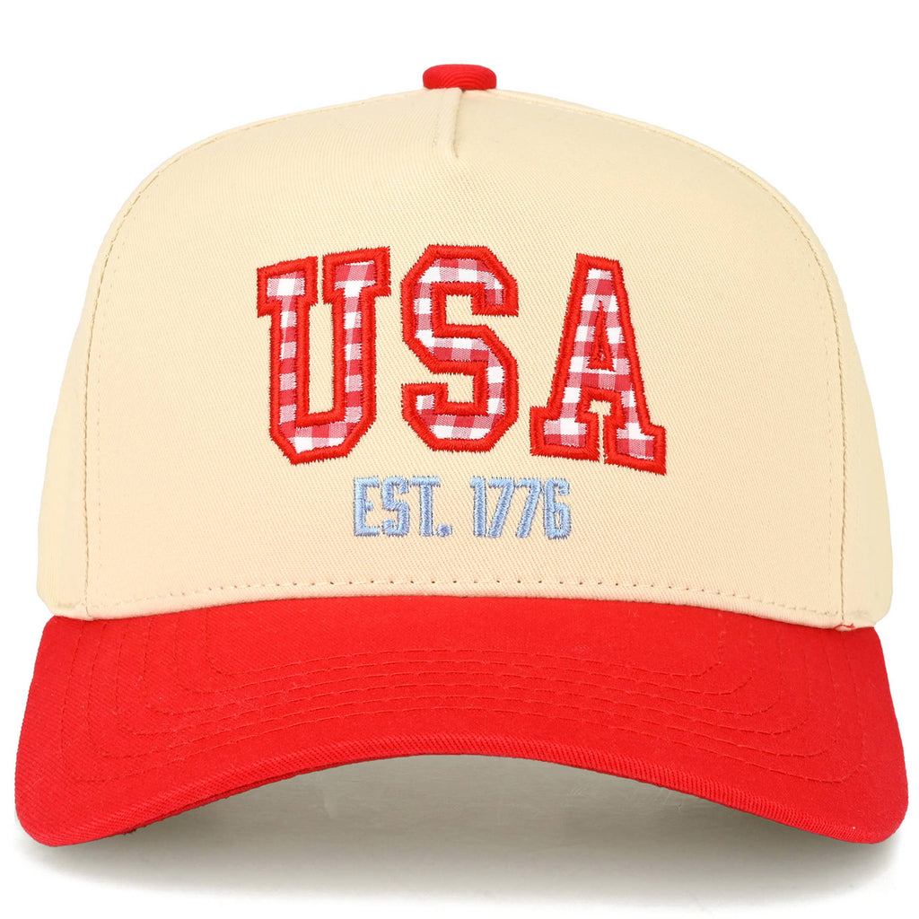 Gingham Check  Trucker Hat
