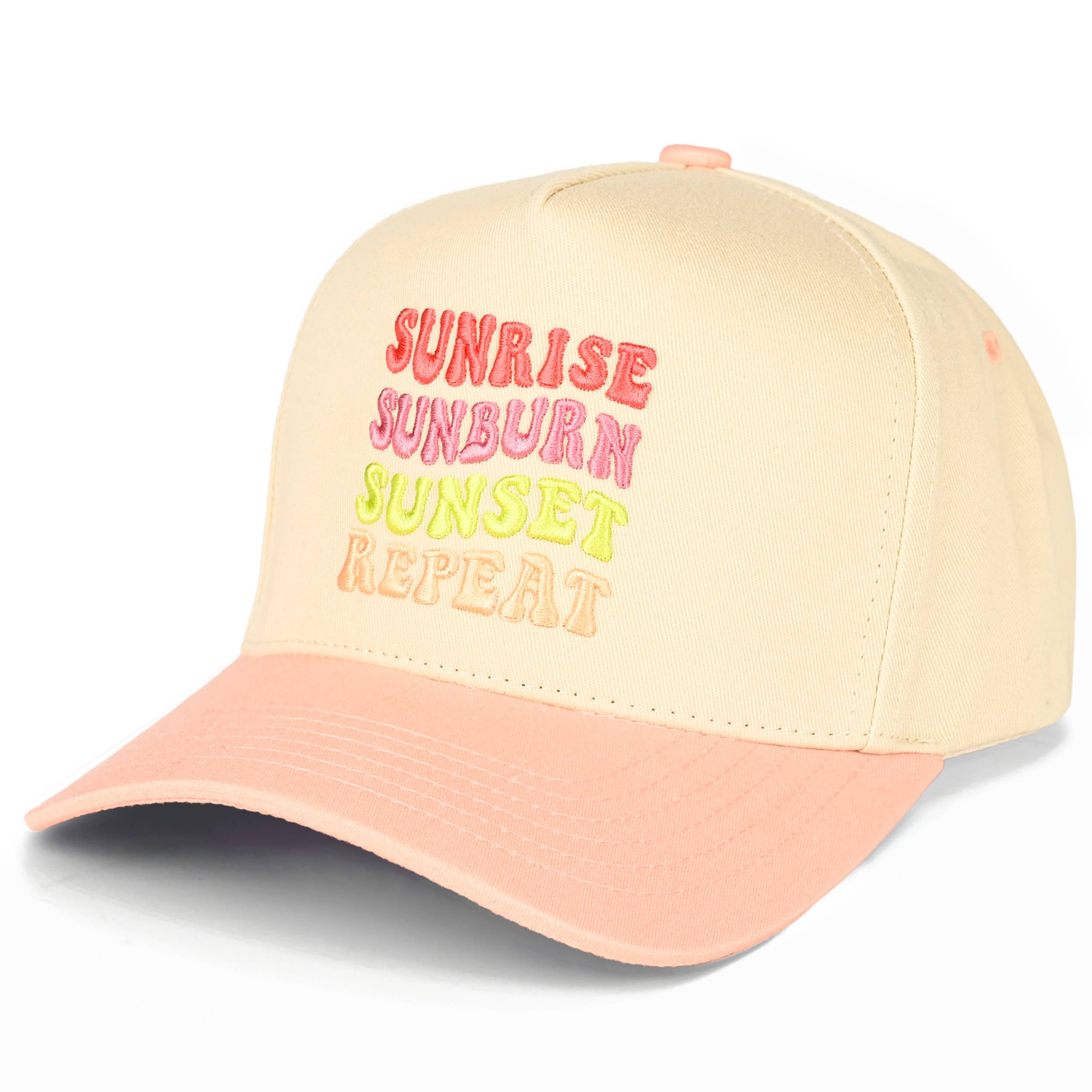 SUNRISE SUNBURN SUNSET REPEAT Trucker Hat