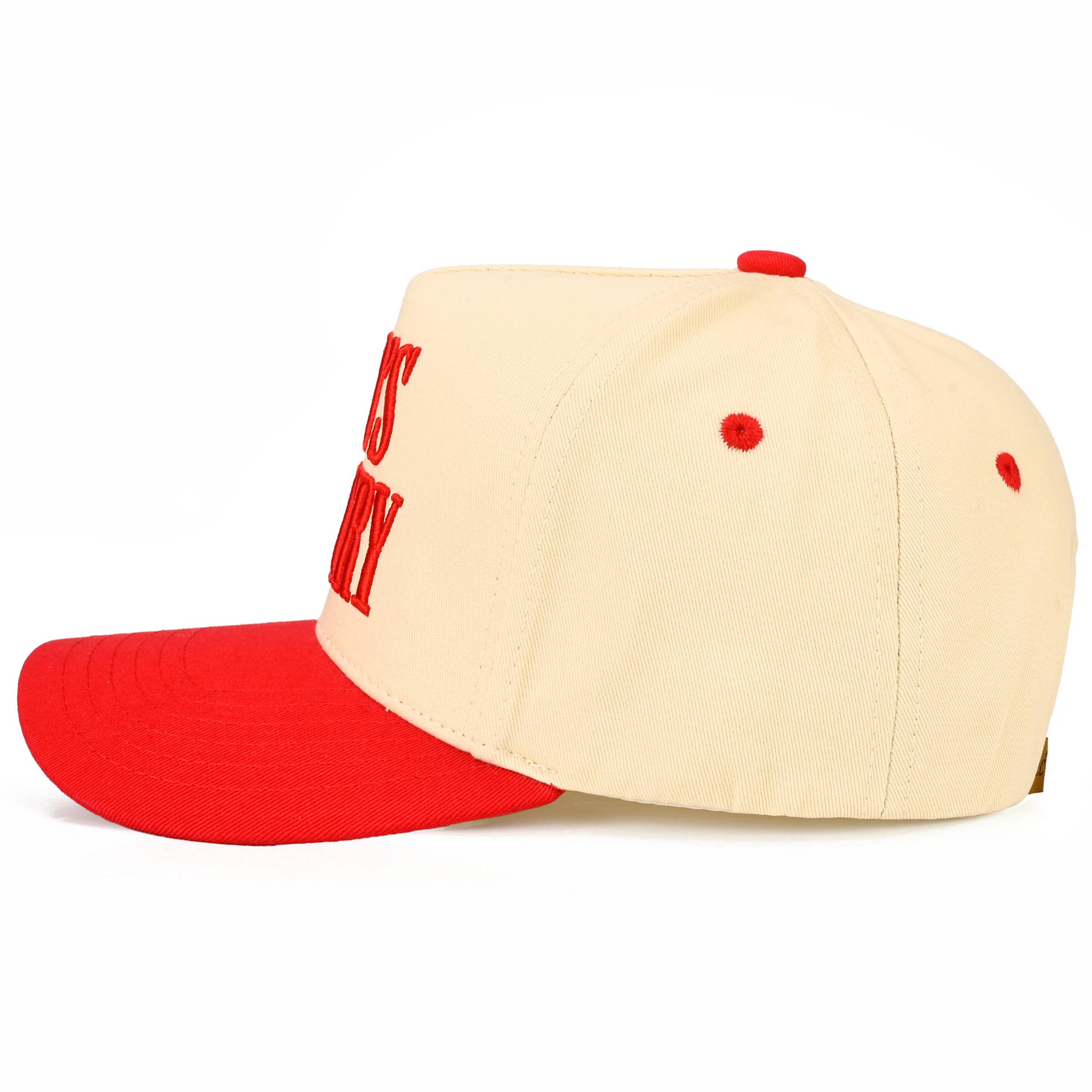 GOD'S COUNTRY Letter on Two Tone Trucker Hat