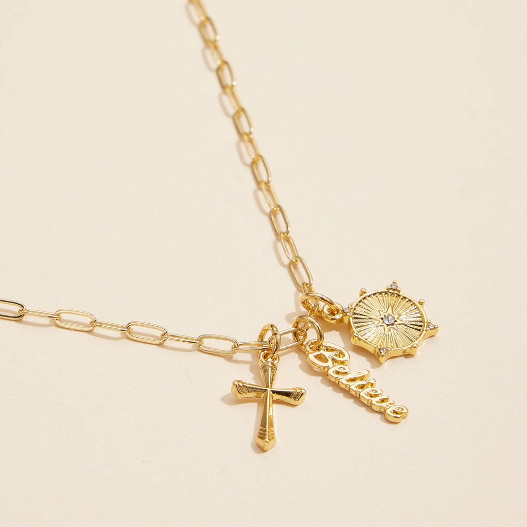 Believe Charms Necklace