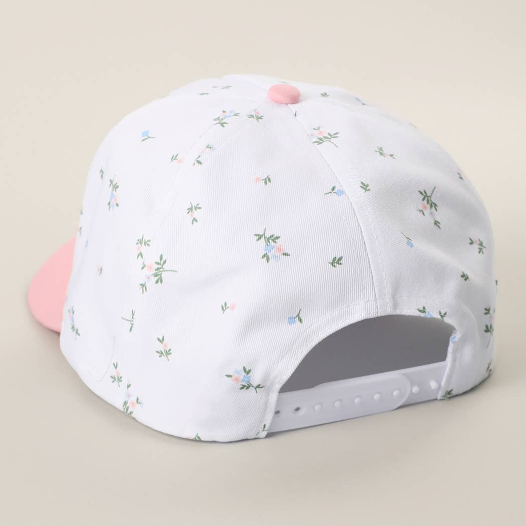 MAMA  Floral Crown Trucker Hat