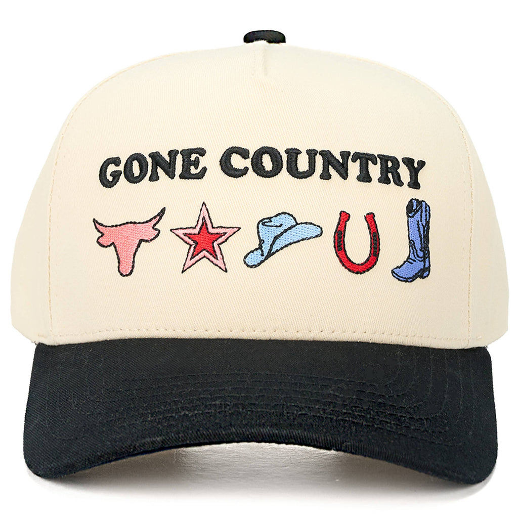 GONE COUNTRY Western Symbols Trucker Cap