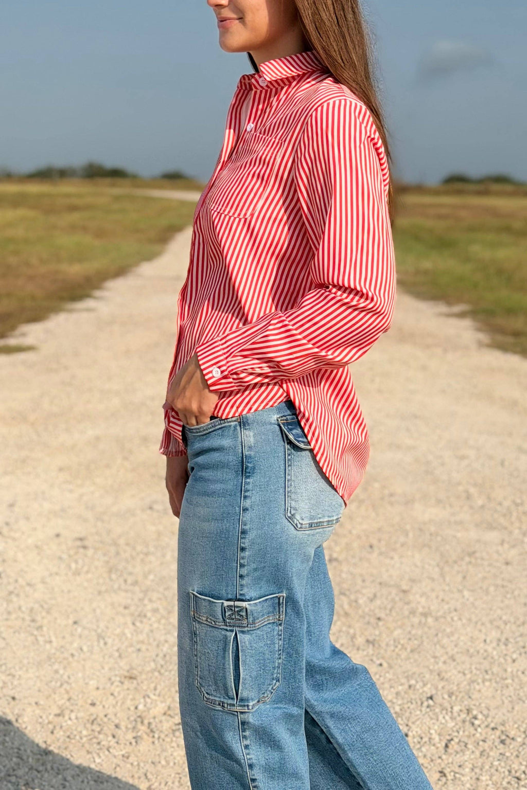 Lillie Striped Button Down