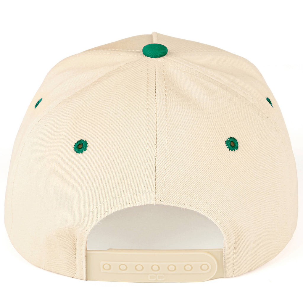 LUCKY Letter Embroidered on Two Tone Trucker Hat