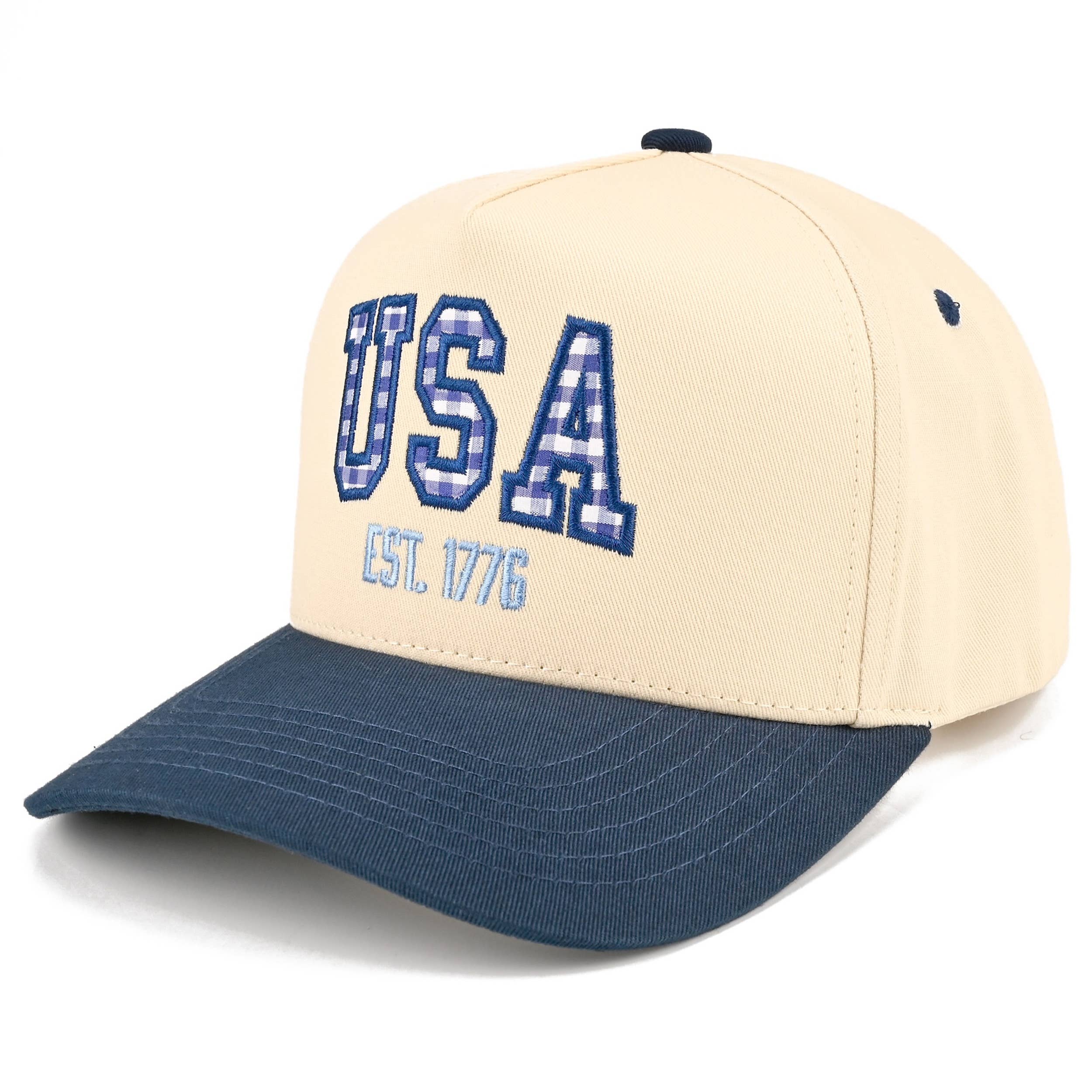 Gingham Check  Trucker Hat