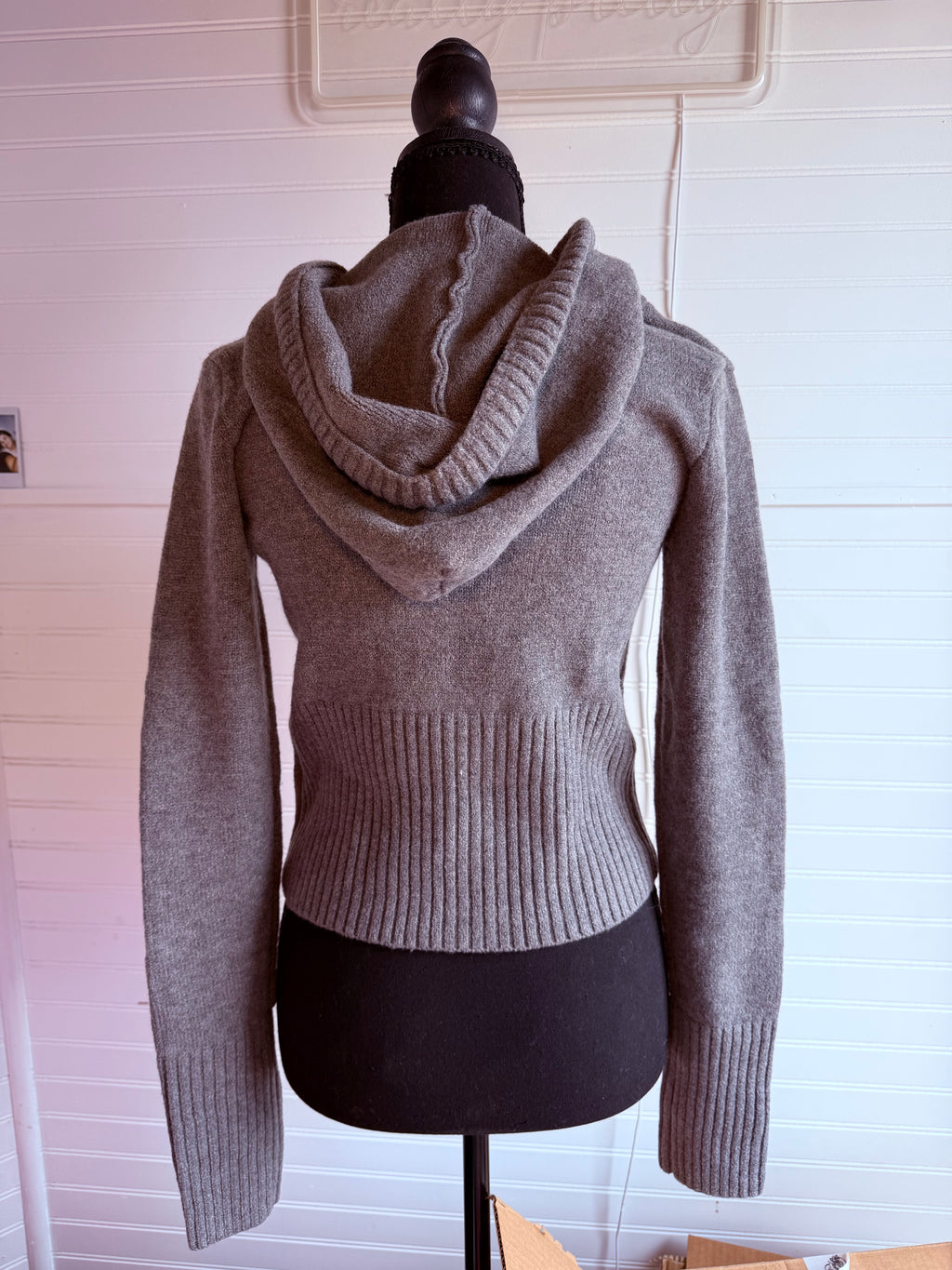 Grey zip up