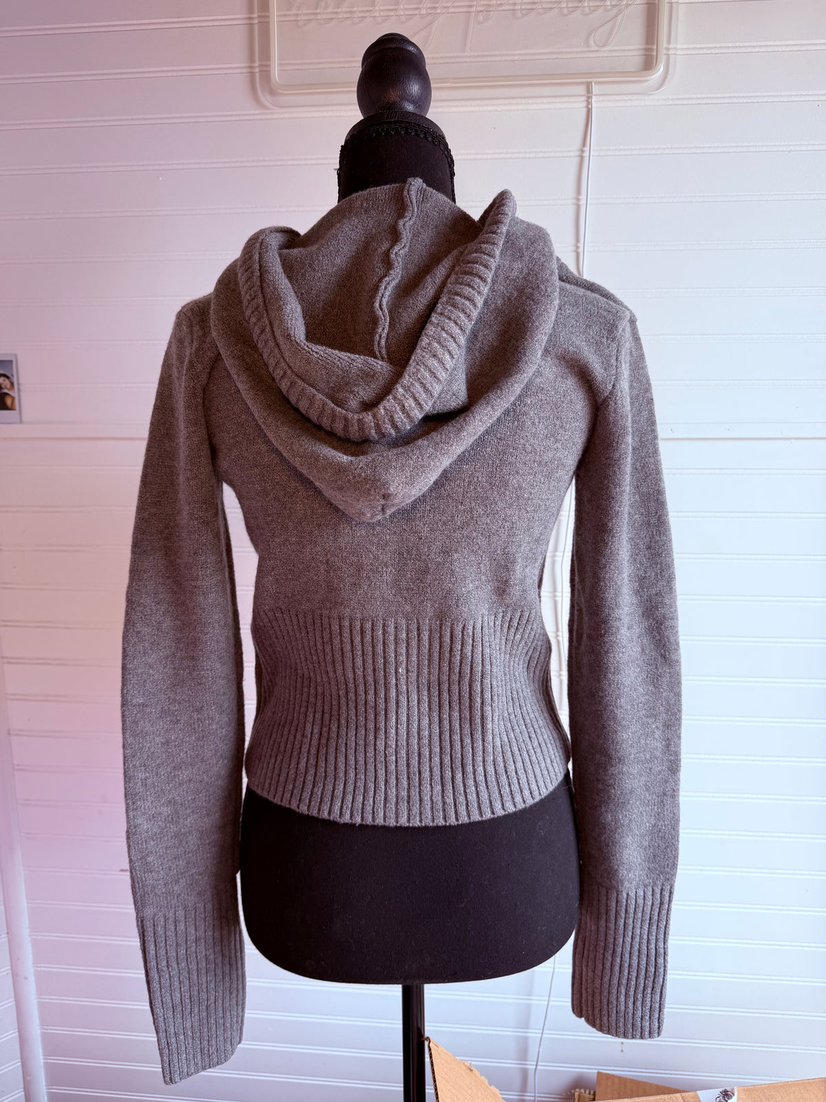 Grey zip up