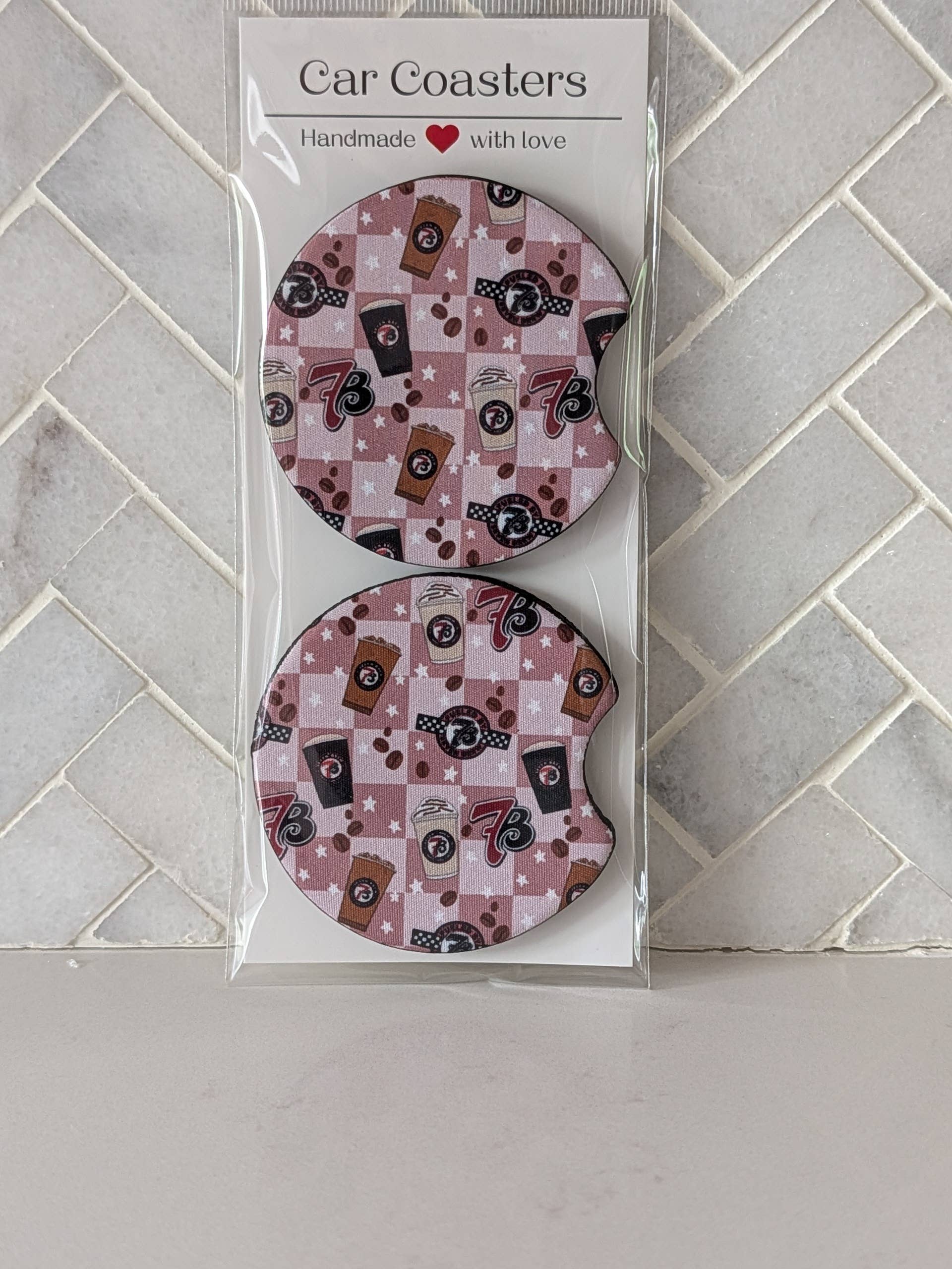 Brew Coffee Inspired Car Coasters