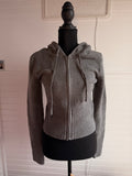 Grey zip up