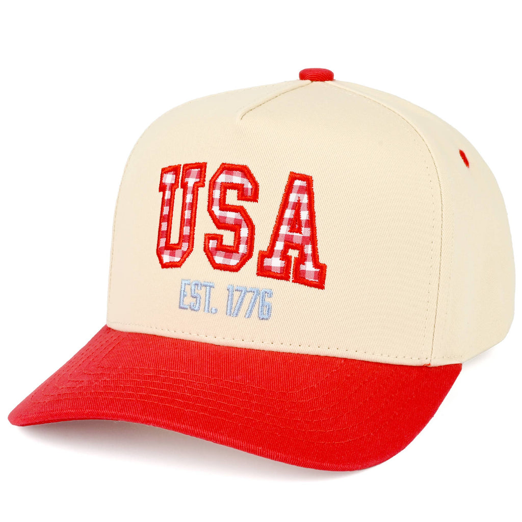 Gingham Check  Trucker Hat