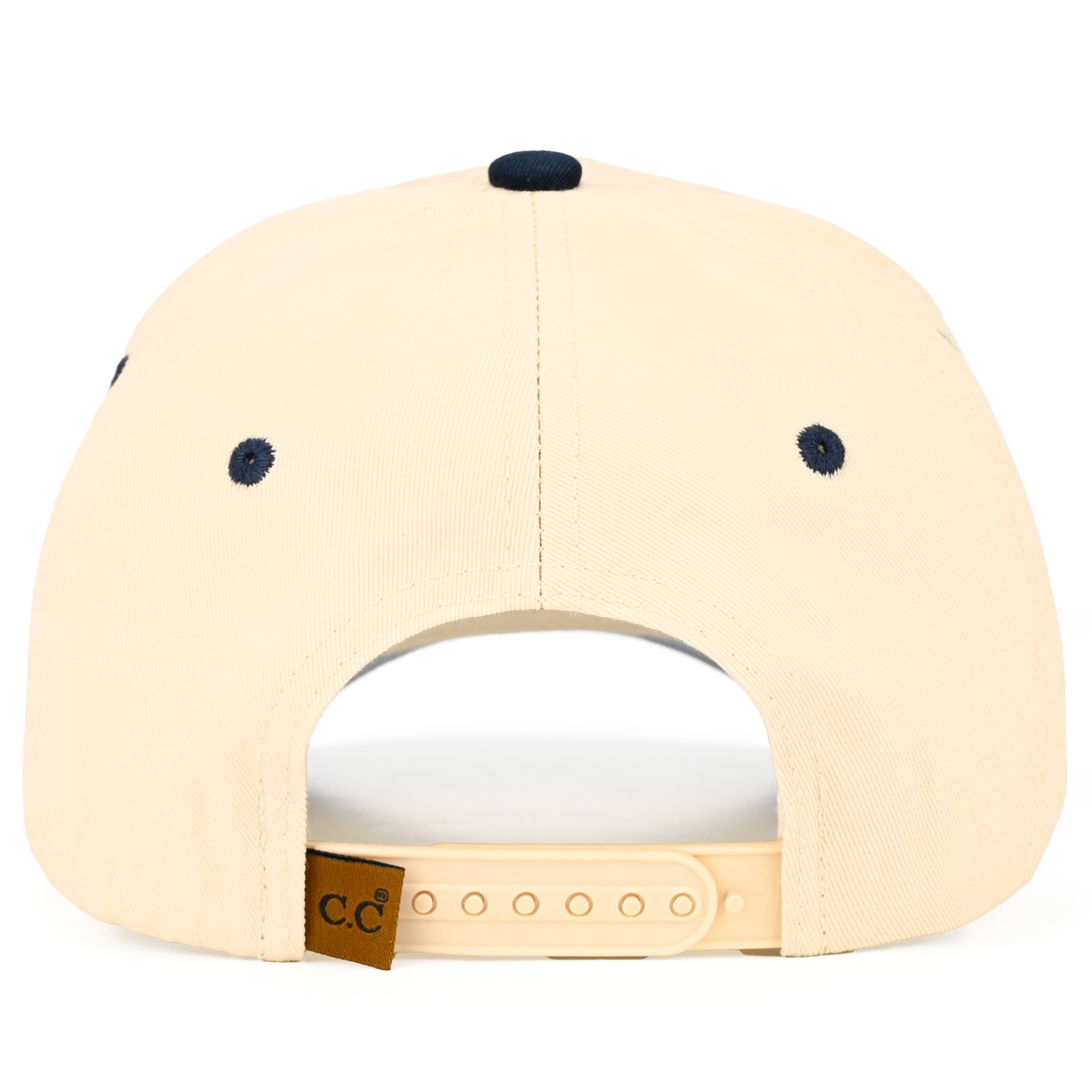 CATCH OF THE DAY Embroidered Letter Two Tone Trucker Hat