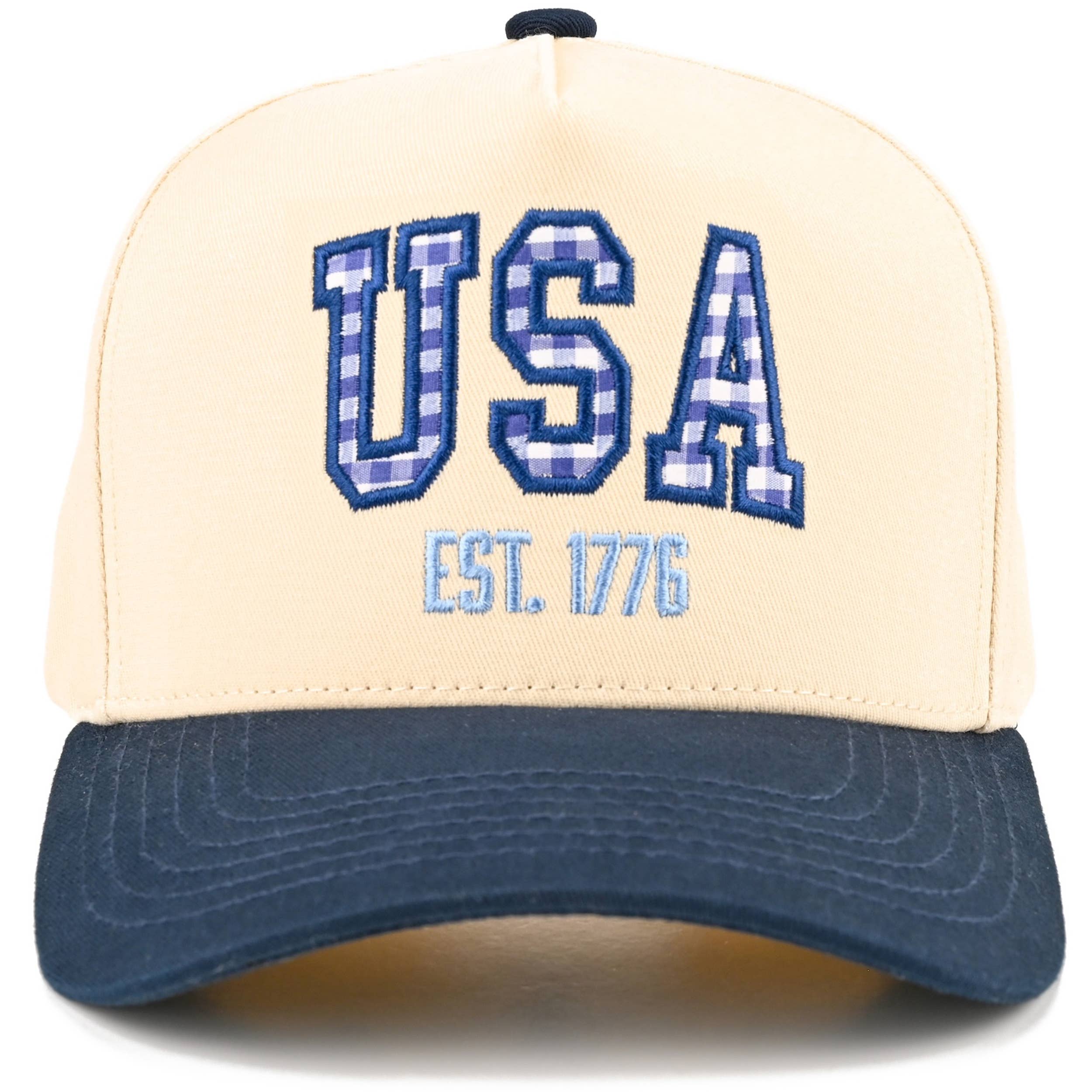 Gingham Check  Trucker Hat