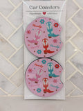 Howdy Cowgirl Car Coasters