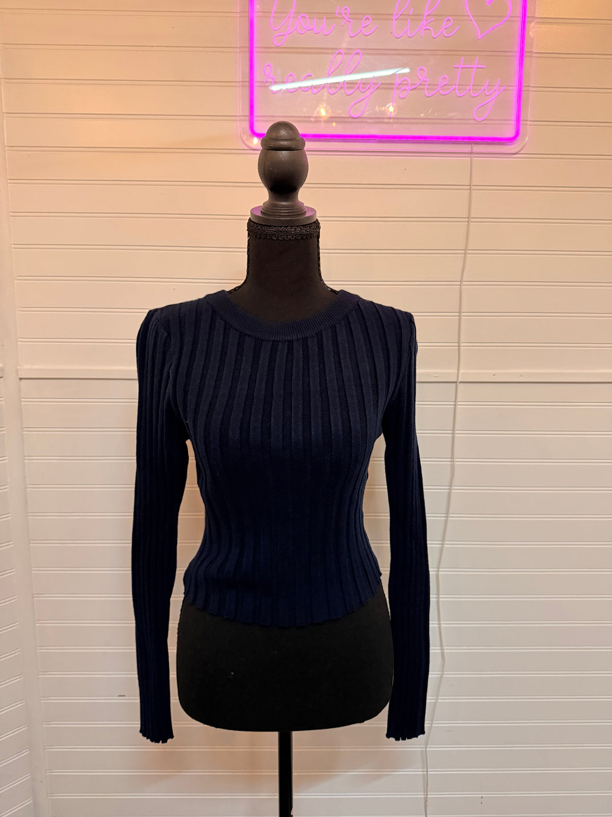 Navy Nights Top