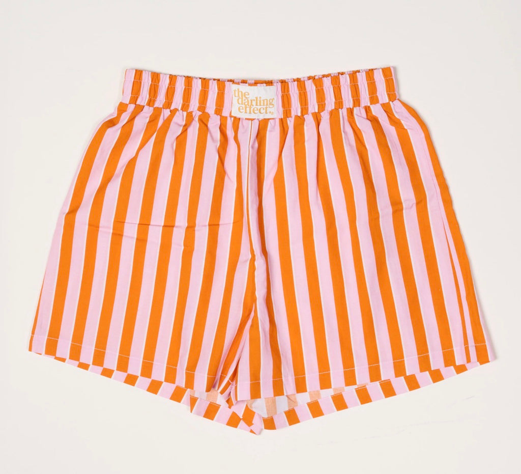 Sicily Striped Pink Boxer Shorts