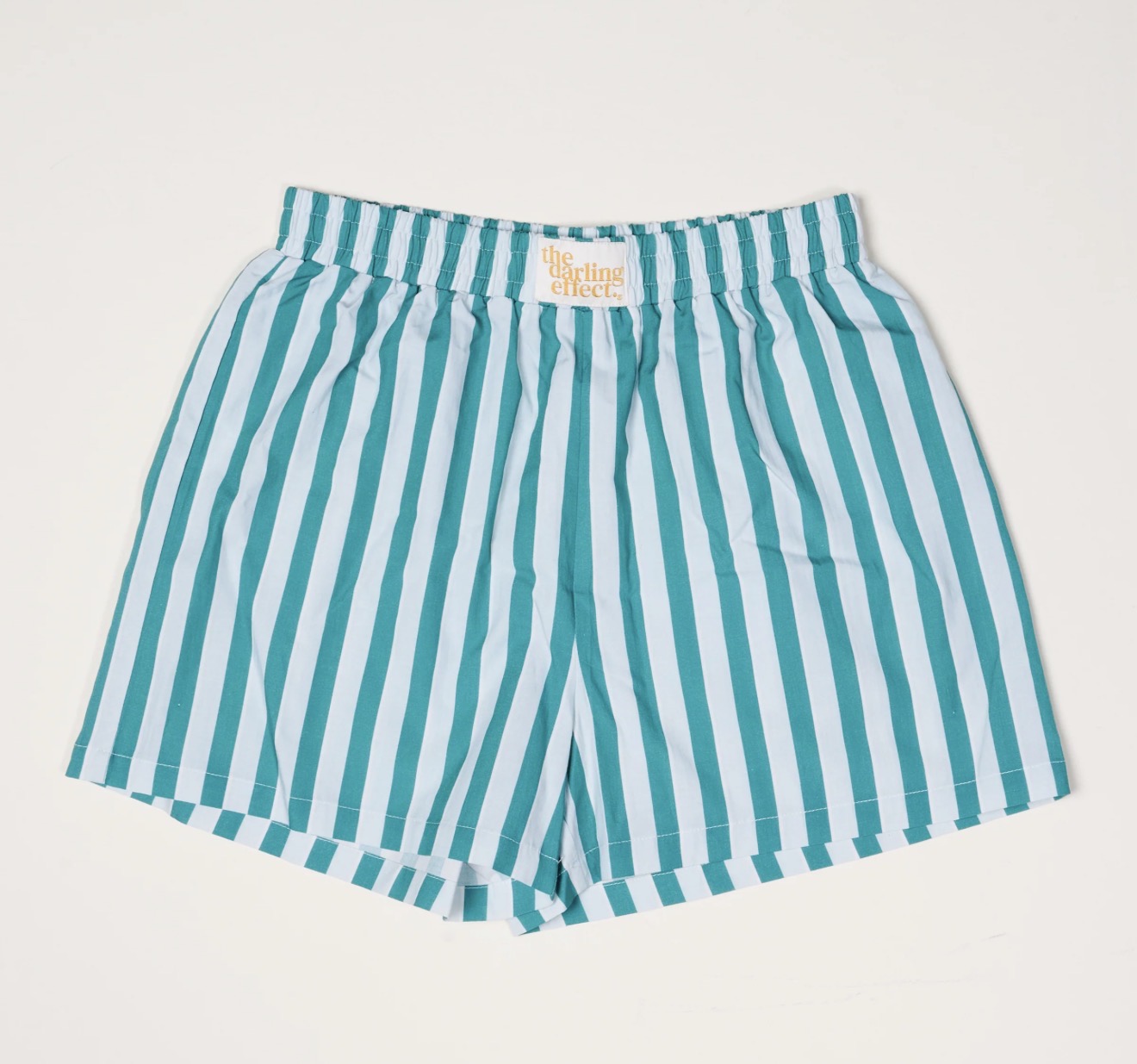 Sicily Striped Teal Boxer Shorts