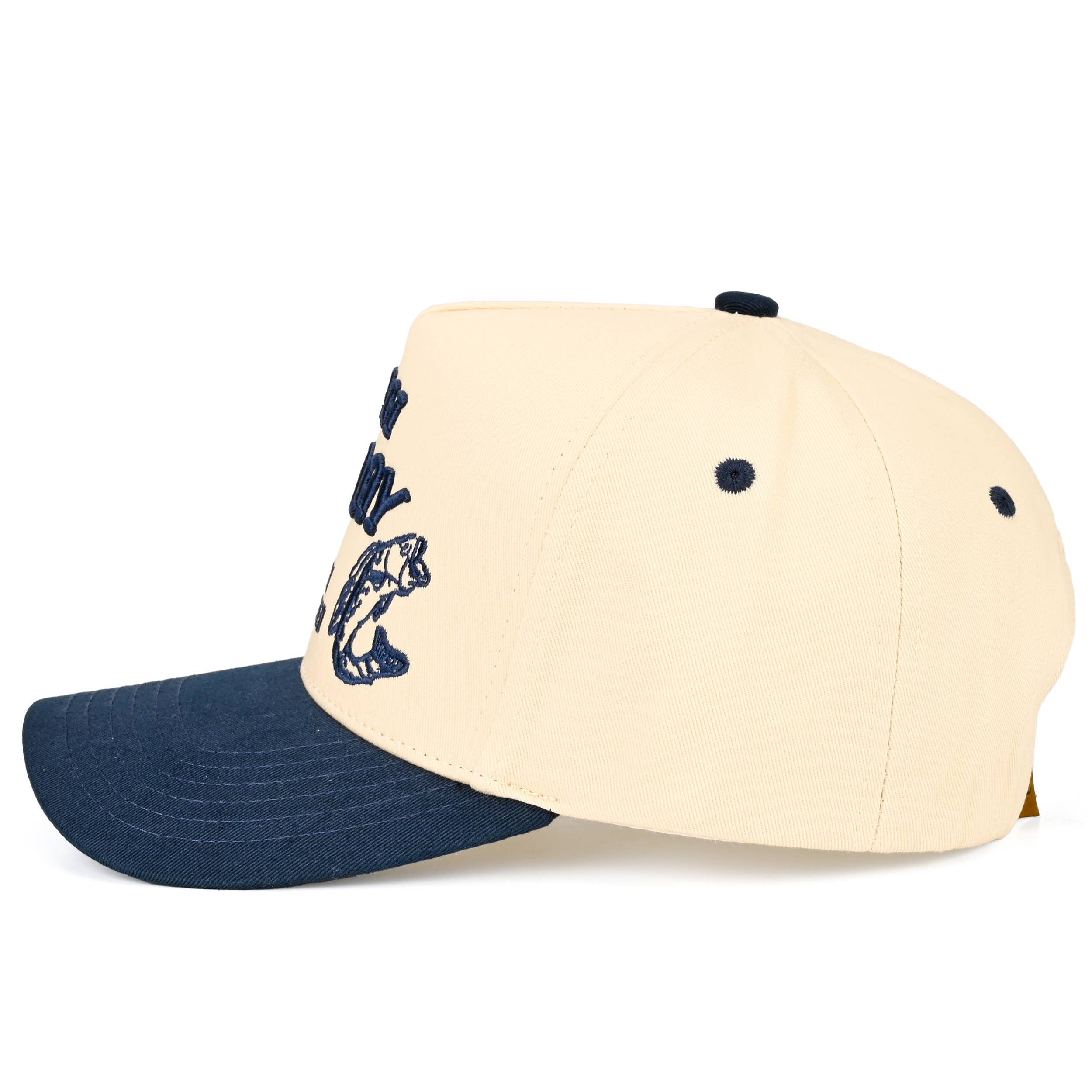 CATCH OF THE DAY Embroidered Letter Two Tone Trucker Hat