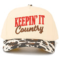KEEPIN' IT COUNTRY Letter Two Tone Trucker Hat