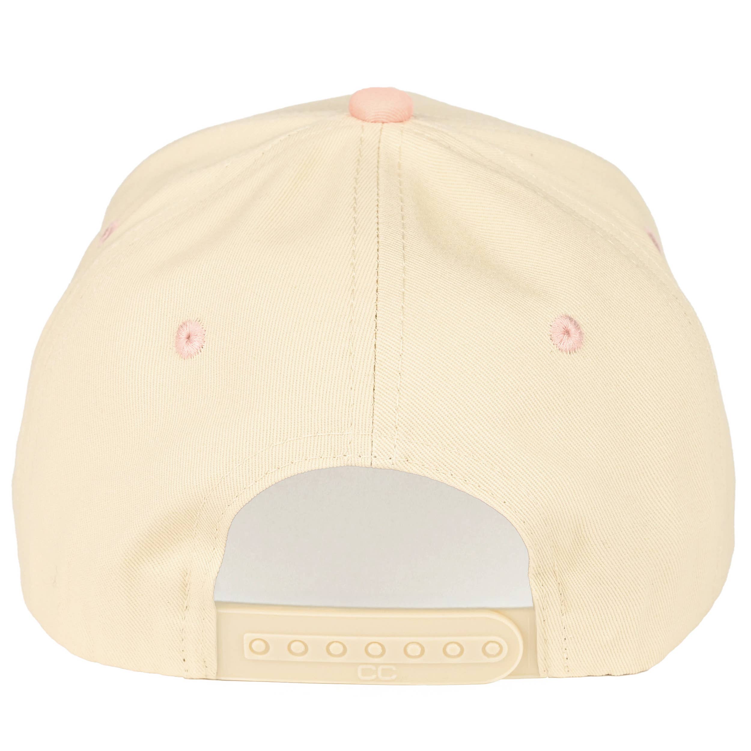BEACHIN' Letter Embroidered on Two Tone Trucker Hat