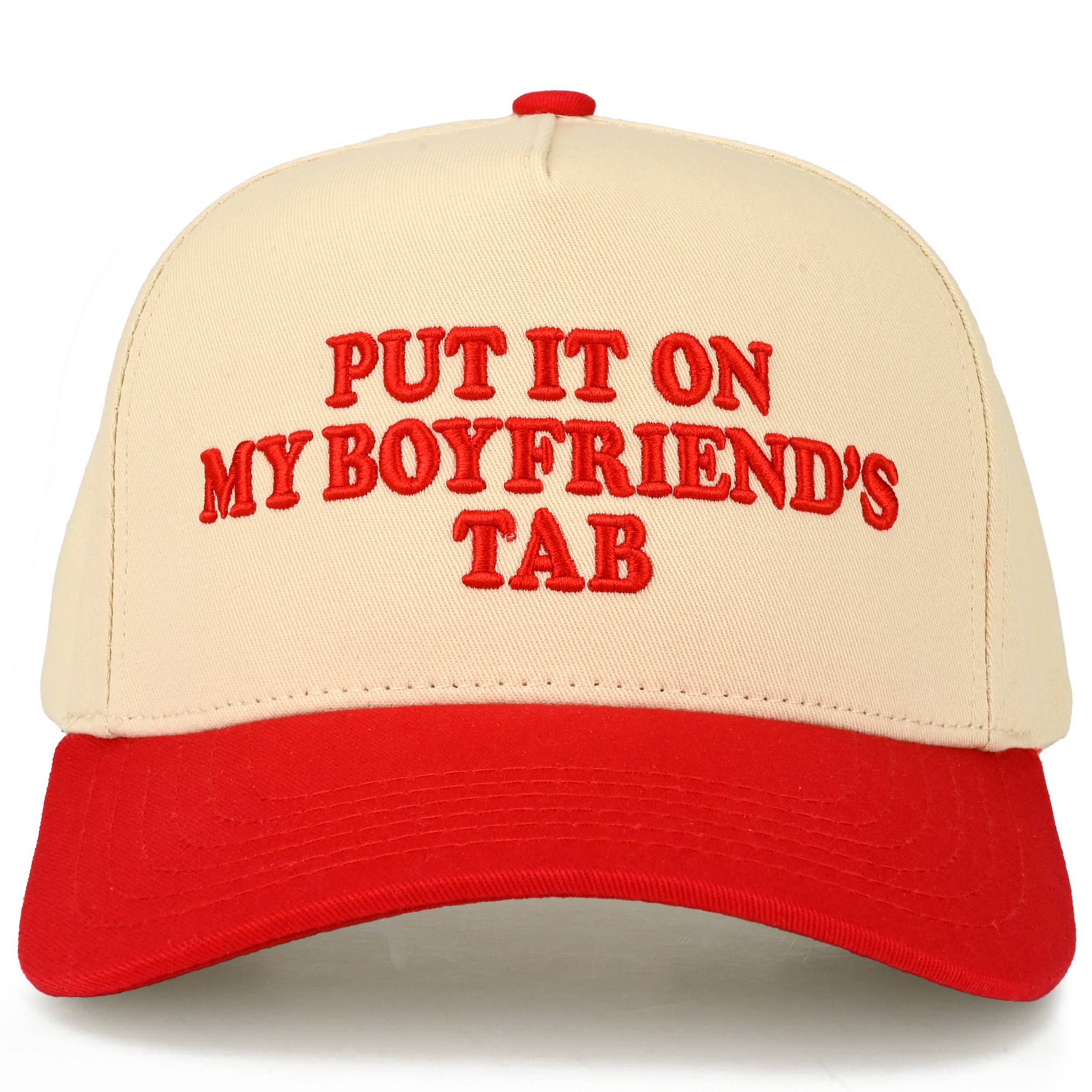 PUT IT ON MY BOYFRIEND'S TAB Trucker Hat
