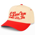 REEL'EM IN Embroidered Letter Two Tone Trucker Hat