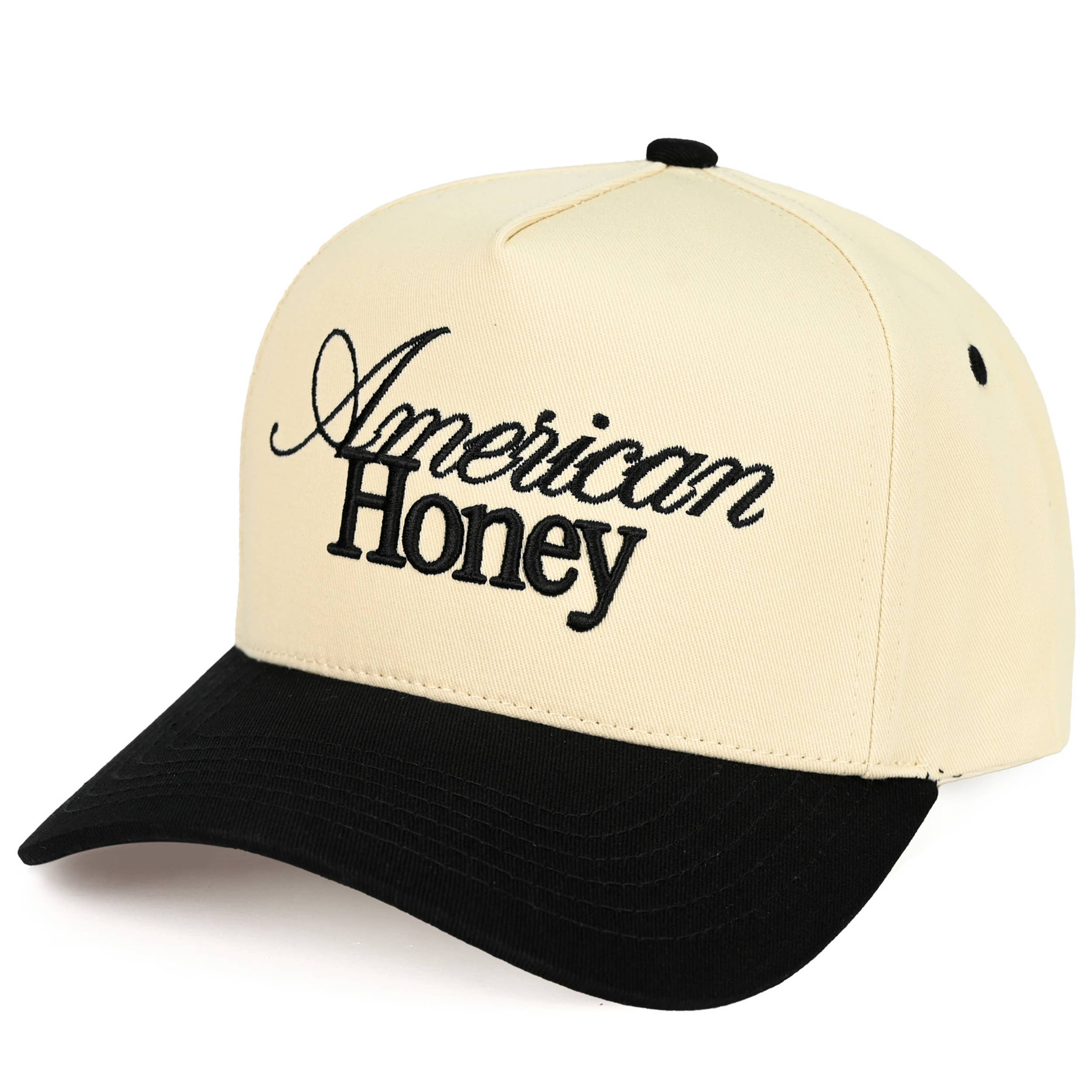 AMERICAN HONEY Letter embroidered Trucker Hat